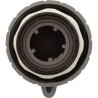 Air Ctrl, WW, 1 -5/8"hs, 2-3/4"fd, Notched, Gry, 1" : 660-3577