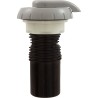 Air Ctrl, WW, 1 -5/8"hs, 2-3/4"fd, Notched, Gry, 1" : 660-3577