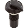 Air Ctrl, WW, 1 -5/8"hs, 2-3/4"fd, Notched, Blk, 1" : 660-3571