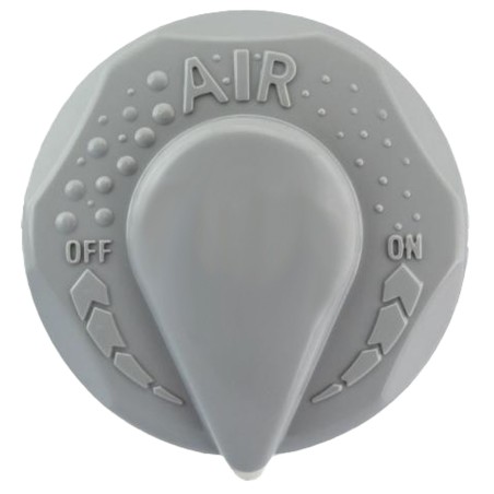 Air Control, BWG/GG, 1-5/8"hs, Designer Cap, 1", Gray : 13584-CG