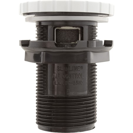 Air Ctrl, BWG/HAI Slimline, 1-3/4"hs, 2-1/2"fd, Nchd, Wht, 1" : 10-2310WHT