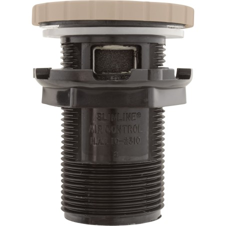 Air Ctrl, BWG/HAI Slimline, 1-3/4"hs, 2-1/2"fd, Nchd, Bone, 1" : 10-2310BON