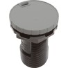 Air Ctrl, BWG/HAI Slimline, 1-3/4"hs, 2-1/2"fd, Nchd, Gry, 1" : 10-2310GRY