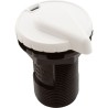 Air Ctrl, BWG/HAI Slimline, 1-3/4"hs, 2-1/2"fd, Teardrop, Wht, 1" : 10-2330WHT