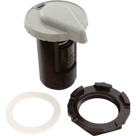 Air Ctrl, BWG/HAI Slimline, 1-3/4"hs, 2-1/2"fd, Teardrop, Gry, 1" : 10-2330GRY