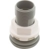 Air Ctrl, BWG/HAI Slimline, 1-1/16"hs, 1-5/8"fd, Nchd, Gry, 1/2" : 10-2510H-GR