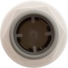Air Ctrl, BWG/HAI Slimline, 1-1/16"hs, 1-5/8"fd, Nchd, Gry, 1/2" : 10-2510H-GR