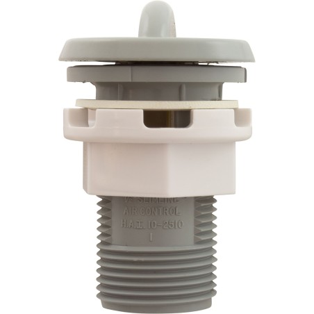 Air Ctrl, BWG/HAI Slimline, 1-1/16"hs, 1-5/8"fd, Nchd, Gry, 1/2" : 10-2510H-GR
