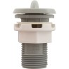Air Ctrl, BWG/HAI Slimline, 1-1/16"hs, 1-5/8"fd, Nchd, Gry, 1/2" : 10-2510H-GR