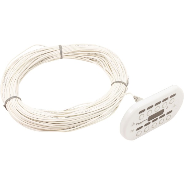 Control Panel, Pentair SpaCommand, White, 250ft Cable : 521179
