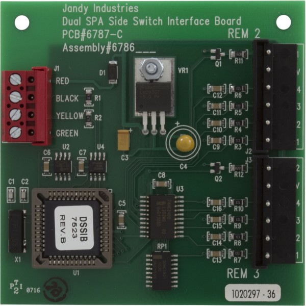 Jandy Pro Series Dual Spa Side Switch Kit, Aqualink Rs : 6588