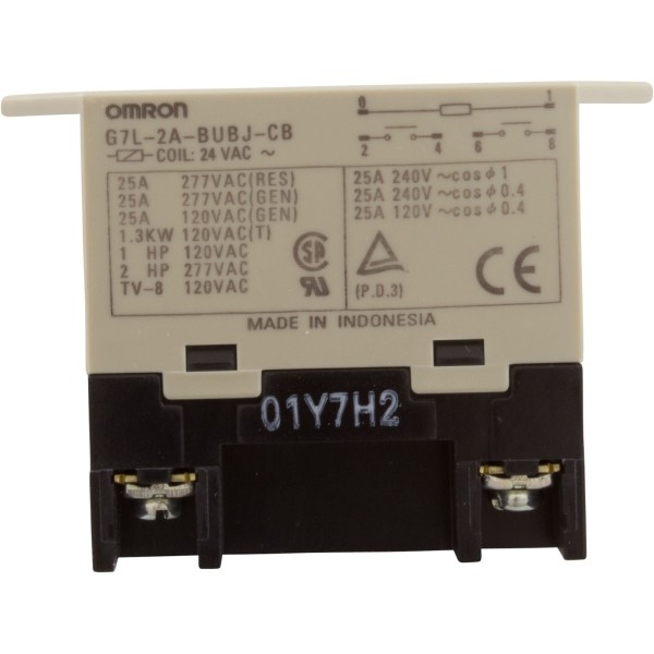 Relay-Double Pole, Ac Coil, 3Hp, 240Vac : AQL-RELAY-AC-KT