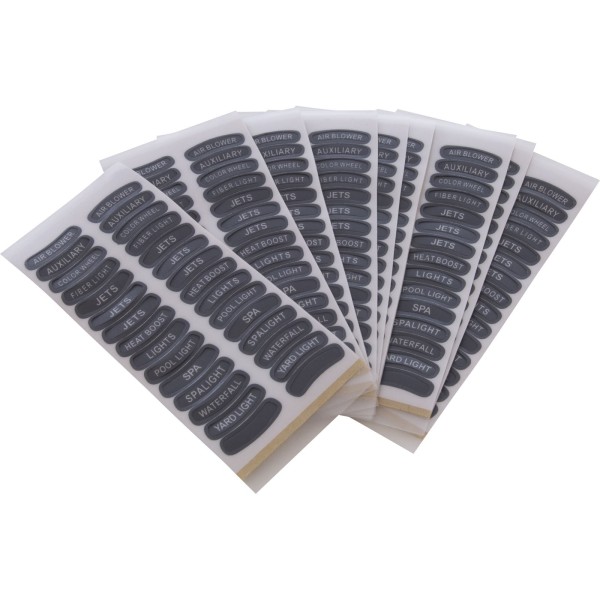 Label, Pentair, IntelliTouch®, iS4, Set of 10 : 520173