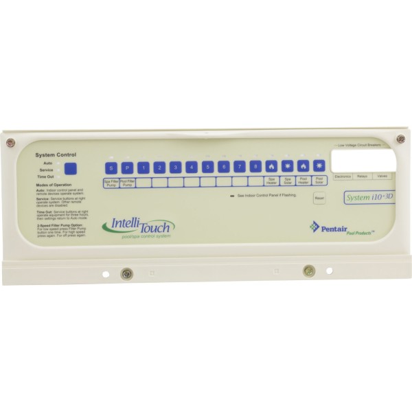 Control Panel Bezel, Pentair, IntelliTouch®, i10-3D : 520303