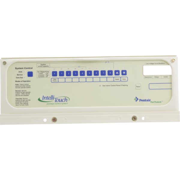 Control Panel Bezel, Pentair, IntelliTouch®, i5-3S, i9-3S : 520304