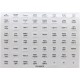 Label, Pentair, EasyTouch, Indoor Control Panel, Set of 10 : 520658