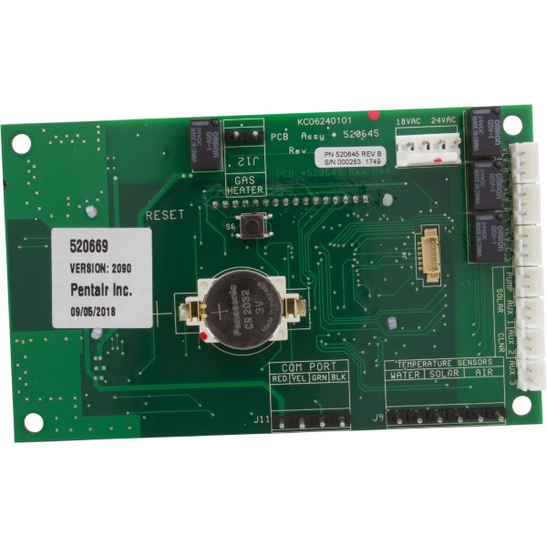 PCB, Pentair, SunTouch, Solar : 520940Z
