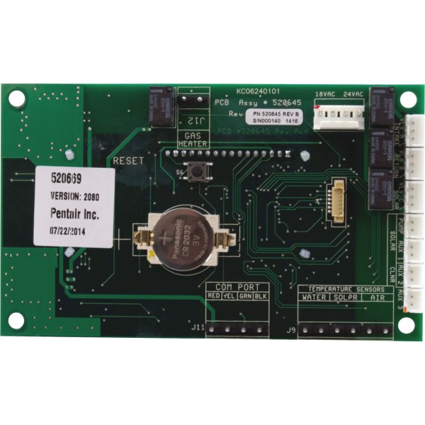 PCB, Pentair, SunTouch, Pool/Spa : 520645Z