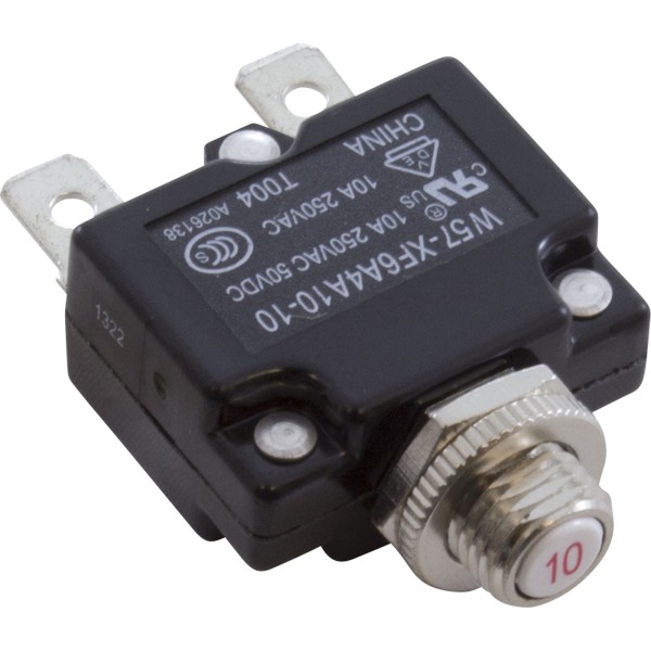 Circuit Breaker, Pentair EasyTouch, 10A, Resettable : 520714Z