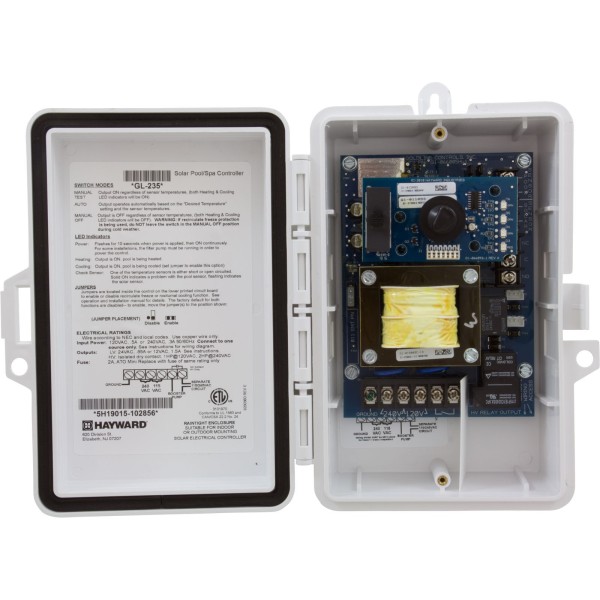Solar Pool Control, Hayward AquaSolar, 115v/230v : GL-235
