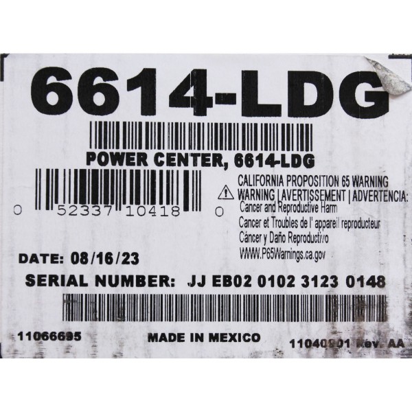 Power Center, Jandy AquaLink RS, w/ Sub-Panel, Gray : 6614-LDG