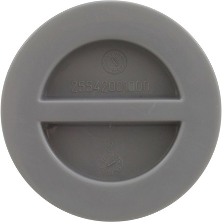 1.5In Npt Flat Plug, Gray : 25542-001-000
