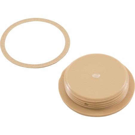 1.5In Npt Flat Plug, Tan : 25542-009-000