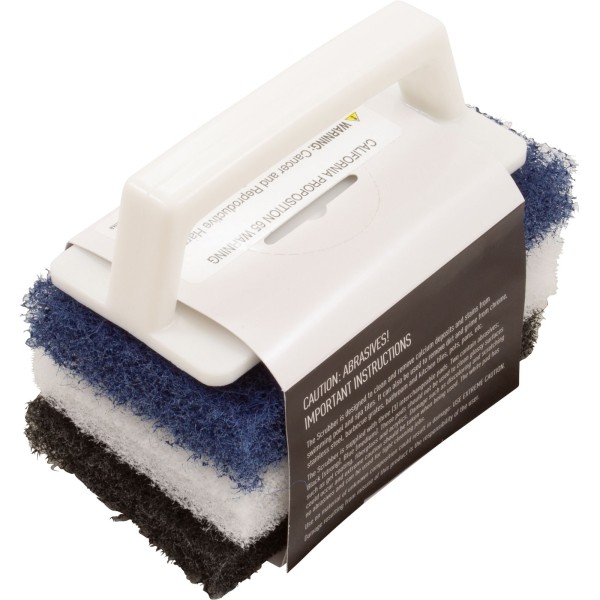 Scrub Brush, Pentair Number 650, Multi-Purpose, 3 Pads : R111556