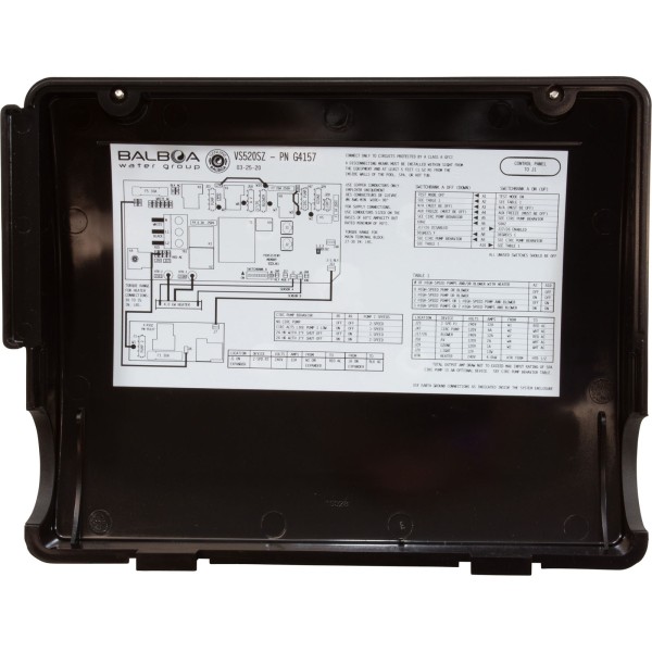 Control, BWG VS520SZ, P1 (2) , P2 (2) , Bl, Oz, Lt, 4kW, 230v : G4157