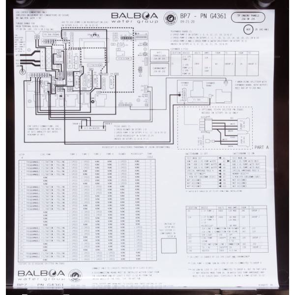 Control Only, Balboa Water Group BP7, 4.0kW, w/ Plug-n-Click : G4361