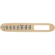 Overlay, Dimension One, TSC-24/K-24, 7 Button, 2 Pump : 01560-368