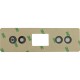 Overlay, Gecko In.k300, 4 Btn, P1, P2, Light, Temp : 9916-101500