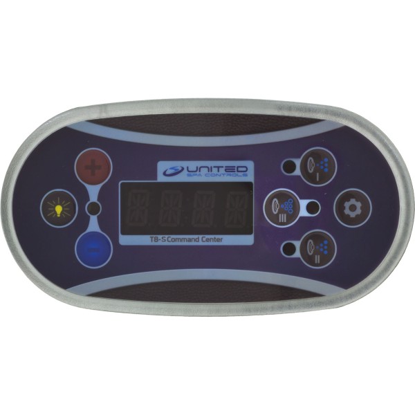 Topside, United Spa Controls T8-S, 6 Button, 2019 - Present : EL109