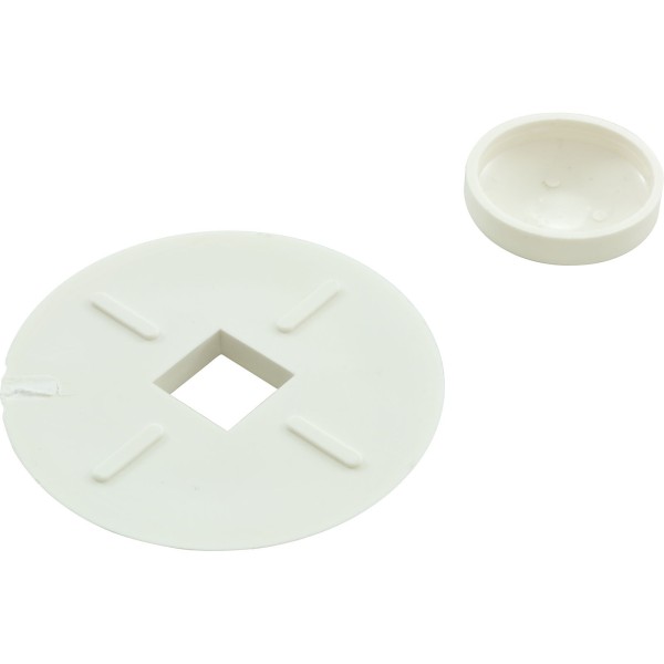Washer Assembly, Recessed Plastic w/Cover, White : 05-632
