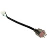 Adpt Cord, H-Q, P2/1-spd, Molded/AMP, Univ, 6", 115v/230v, 15A, Pink : 30-1240-L6