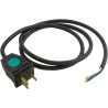 Blower Cord, J & J Electronics, 230v, Male : PSA-103B-2