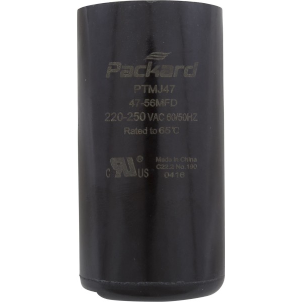 Start Capacitor, 47-56 MFD, 220-250 VAC : CAP-1042