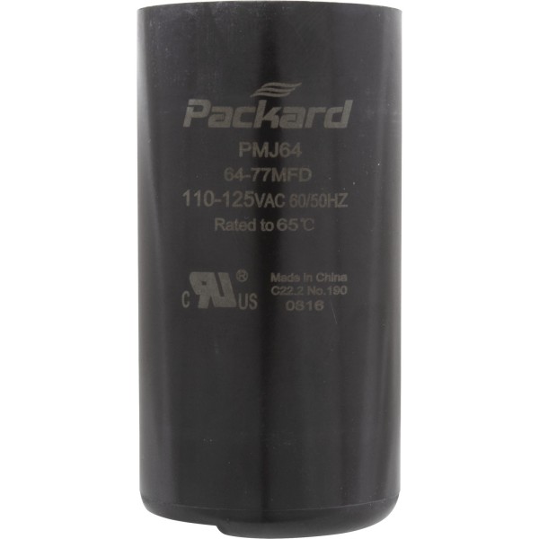 Start Capacitor, 64-77 MFD, 110-125 VAC : BC-64
