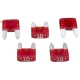 Fuse, Pentair IntelliChlor Power Cntr, Mini Blade, 10A, Qty 5 : 522745
