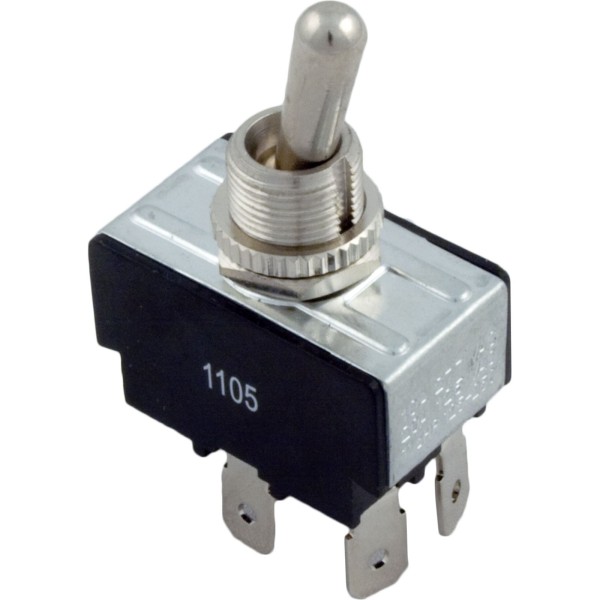 Toggle Switch, DPST, 230v :