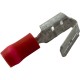 Disconnect, Piggyback, 25 Pack, 22-18AWG, .250 Tab, Red :
