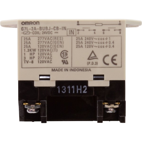 Dpst Relay With 24V D.C. Coil : 143PS307