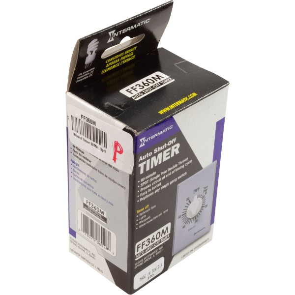 Wound Timer 60Min, Spdt : FF360M