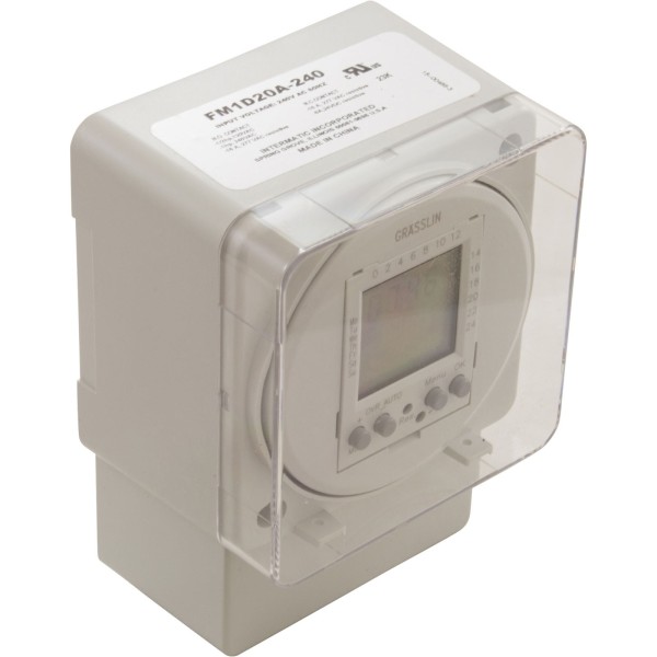 Timer Module, Surface/Din Rail Mount, 16A, 208/240V, 50/60Hz : FM1D20A-240