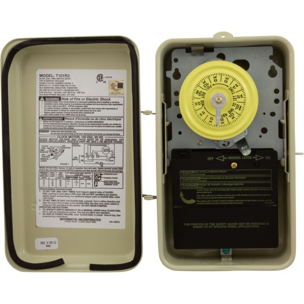 Nema 3R - Steel Case 125 V Spst Beige Case : T101R3