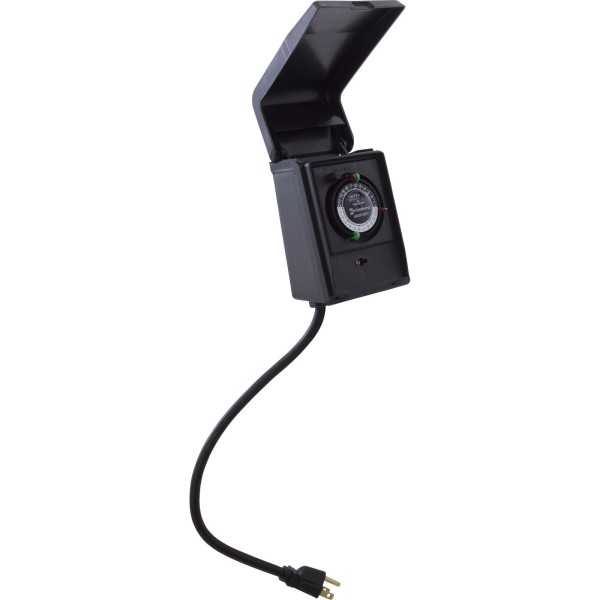 Outdoor Timer, Intermatic P1121, 15A, with Cover : P1121