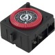 Timer, Intermatic, SPST, Panel Mount, 115v, 24hr, PF/RC w/Override : PB913N66