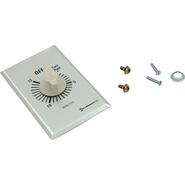 Timer, Intermatic, SPST, Wound, 15min, 20A : FF15MC
