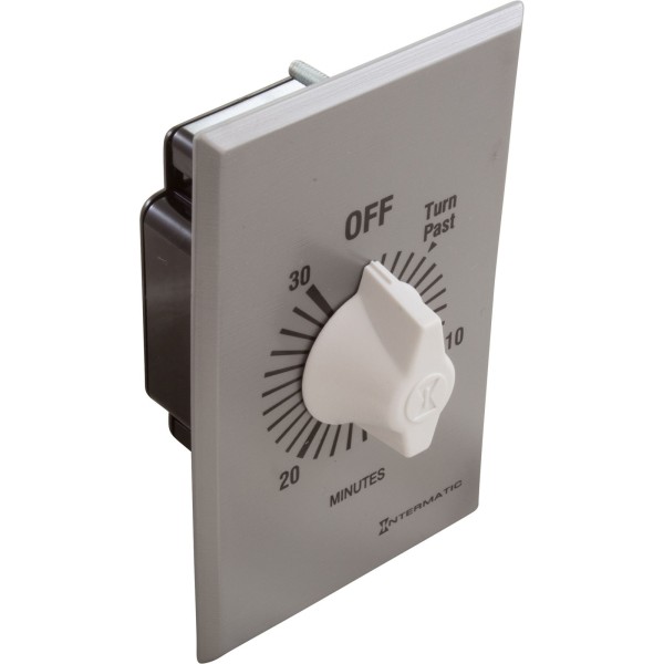 Timer, Intermatic, DPST, Spring Wound, 30min, 20A : FF430M