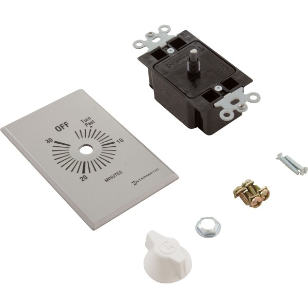 Timer, Intermatic, DPST, Spring Wound, 30min, 20A : FF430M